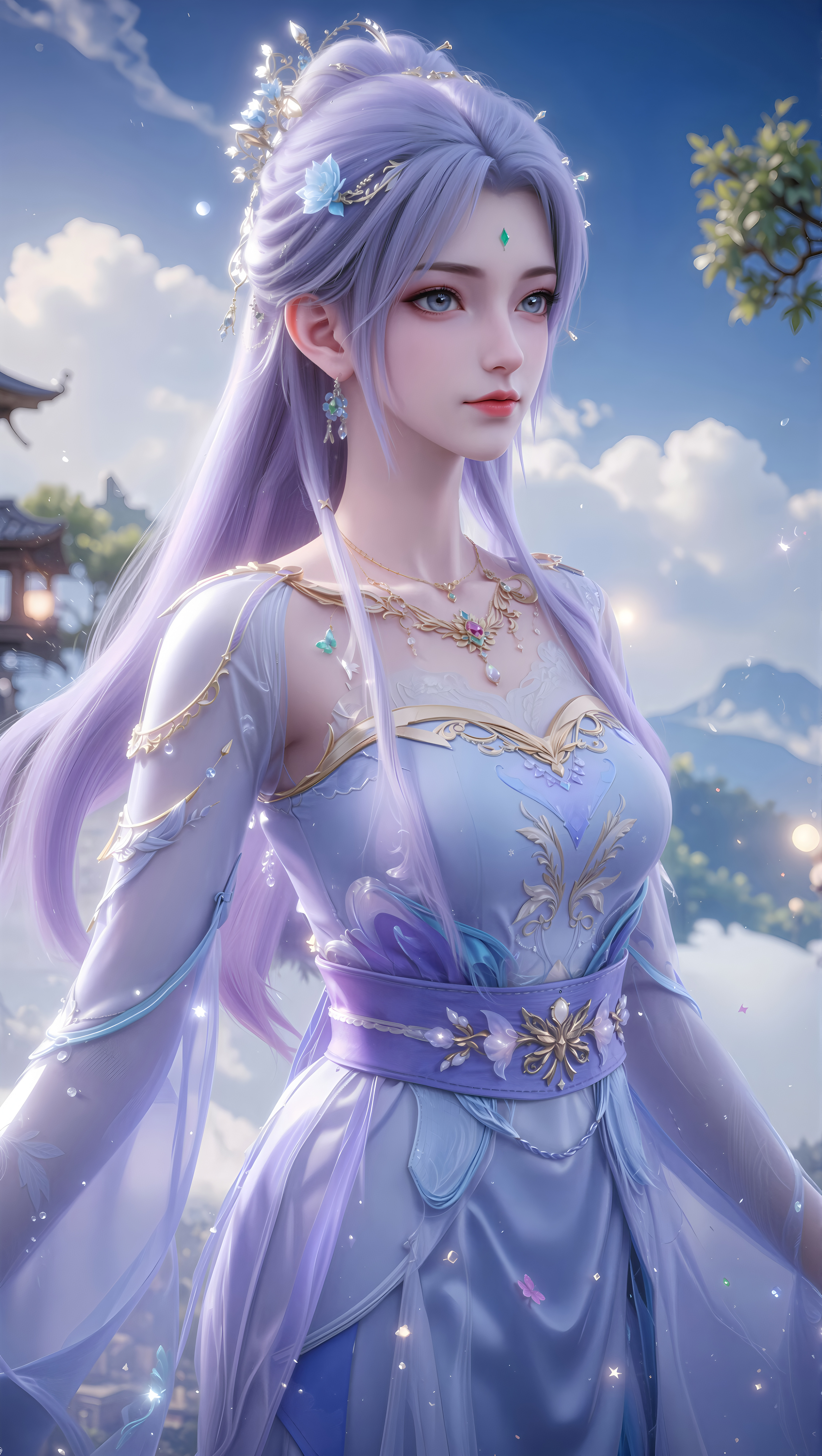 完美世界国漫女神壁纸：石昊到达真仙，月婵消失，清漪被封！