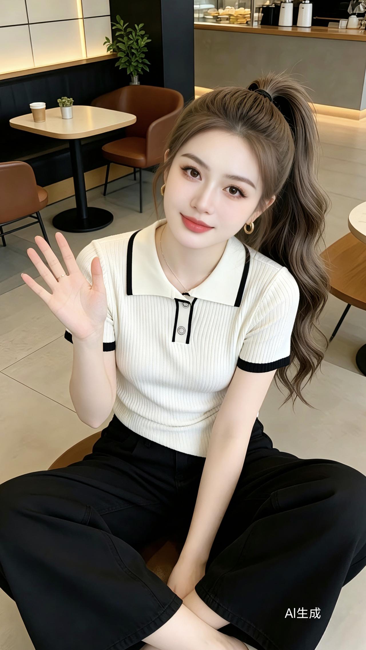 夏日穿搭摆脱路人感穿搭简约大气短袖女装穿搭