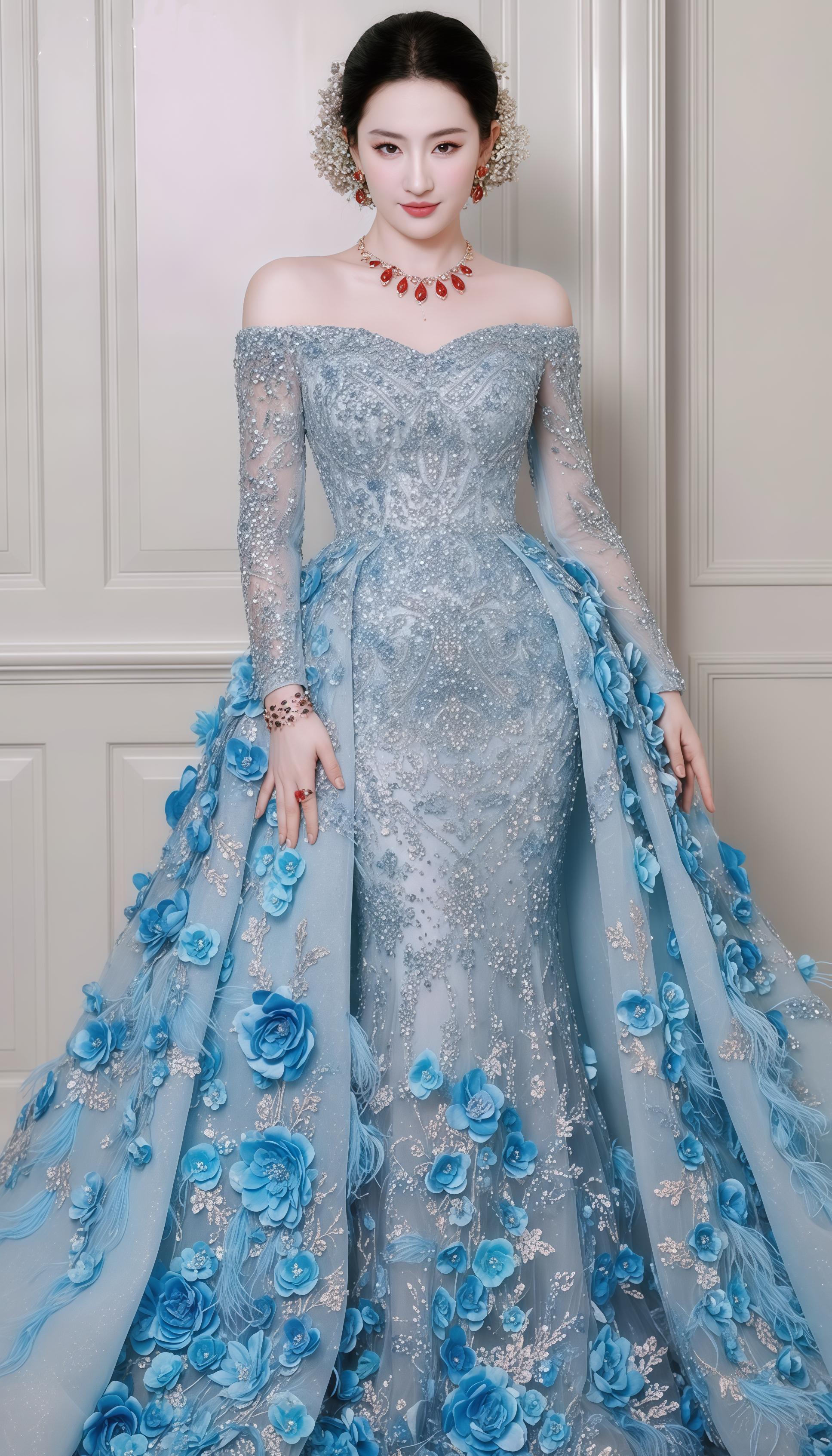 这两套礼服有点普通