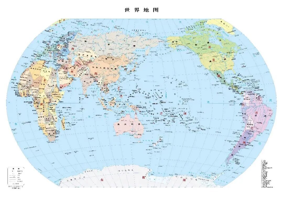 每天一条冷知识我们熟悉的这张世界地图（图1），它不是国际上常用的墨卡托投影地图