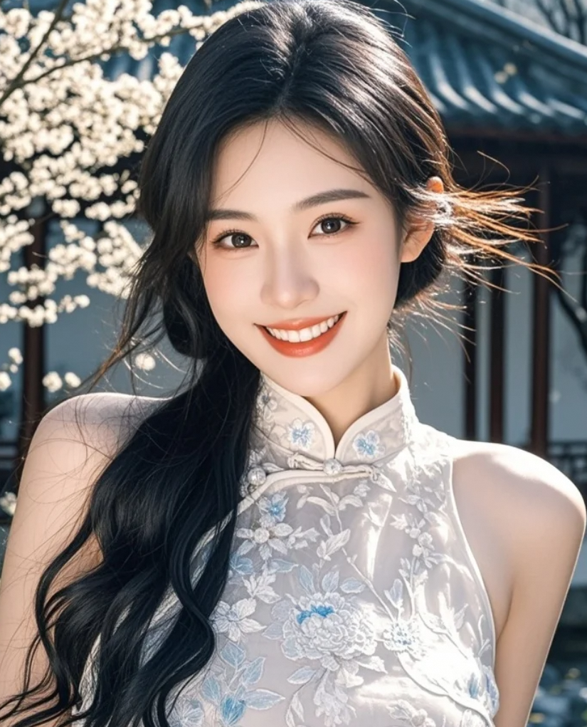 如果你也能穿越到古代，你想和她一起游园赏花吗？