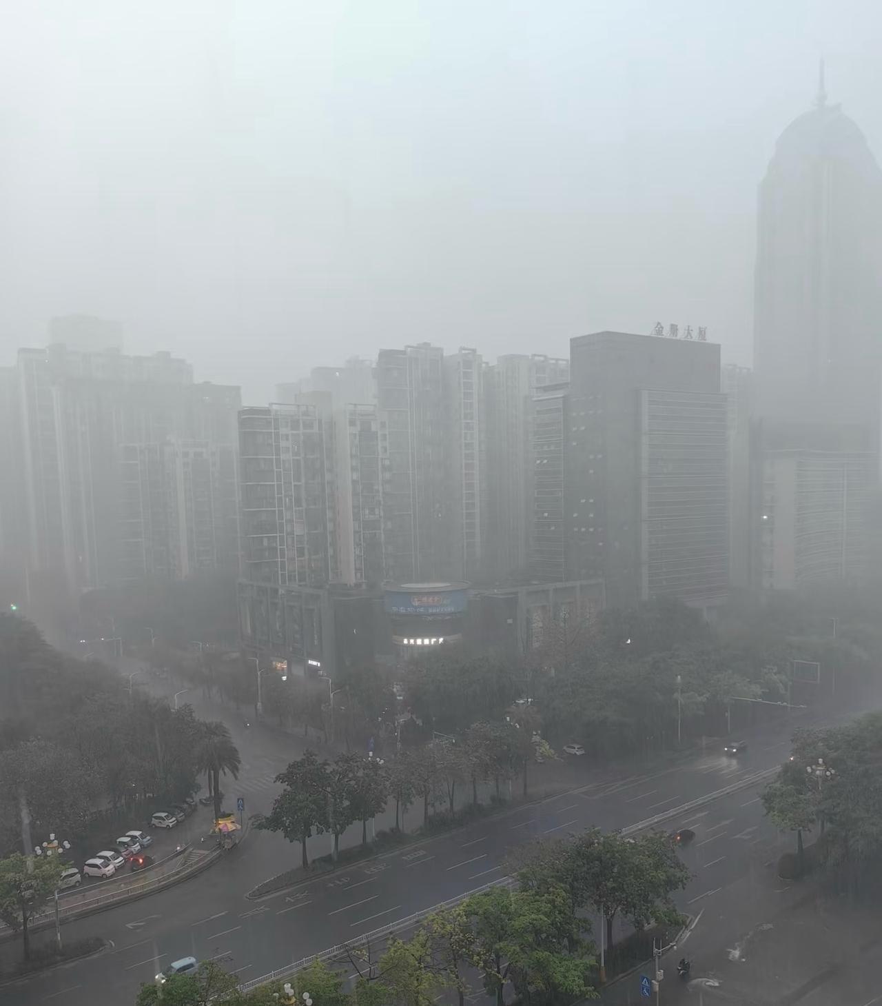 柳州一年最恶心的天气来了。这天气也太恶心了！下雨+南风天的组合拳，简直是灾难