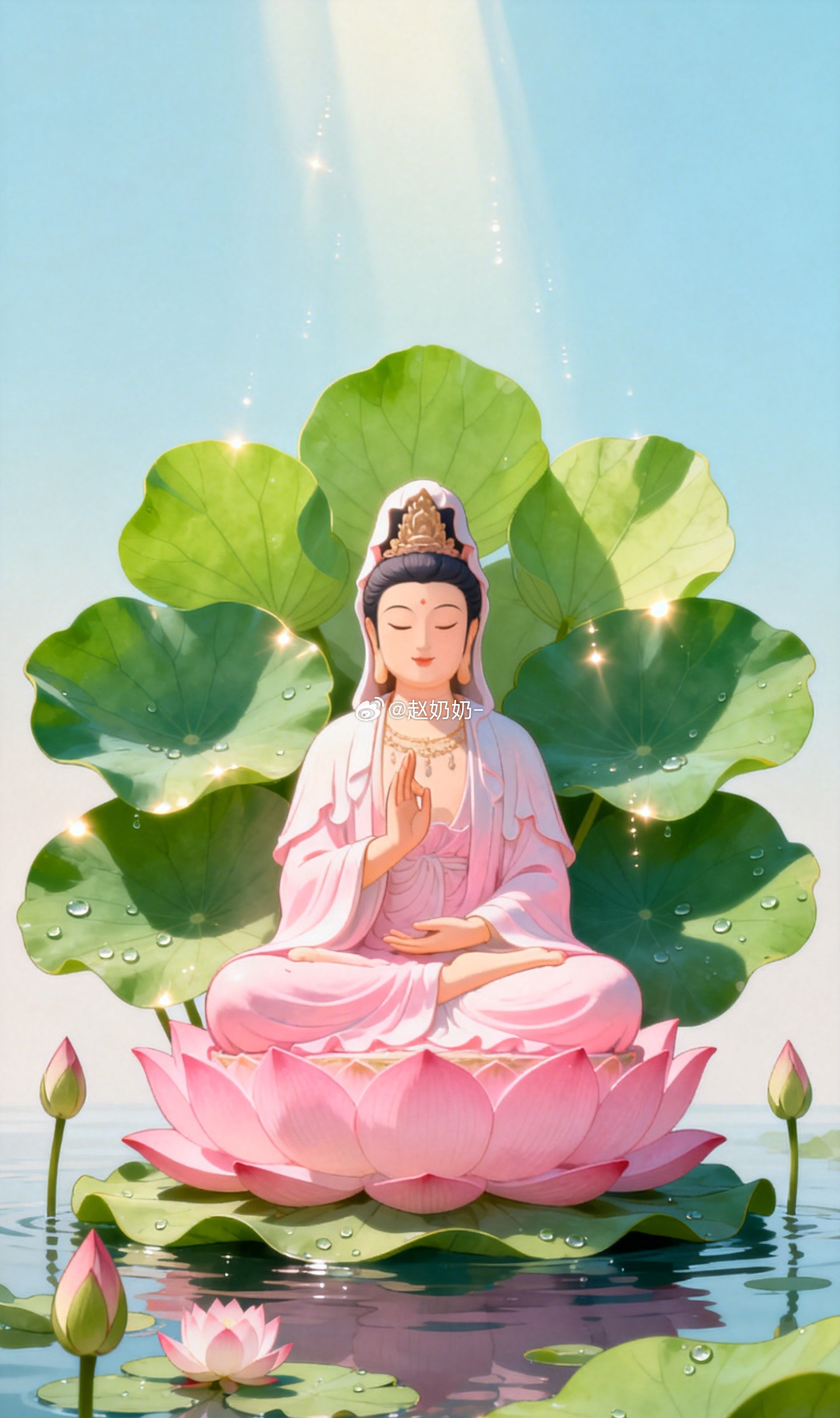 掌心纹路各不相同，走的路却殊途同归。观世音菩萨座下，千万种苦，皆得同一份慈悲相待