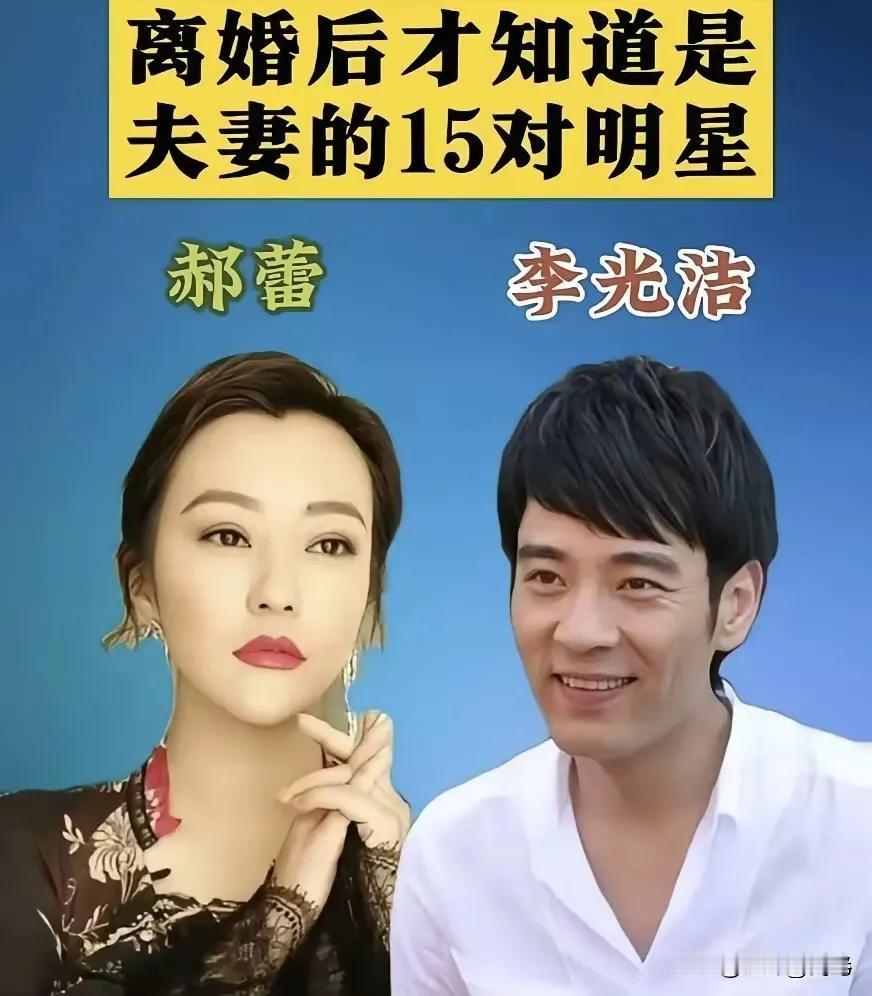 这些明星离了婚，俺们吃瓜群众才醒过来味儿：他俩原来是一对儿？万绮雯和甄子丹