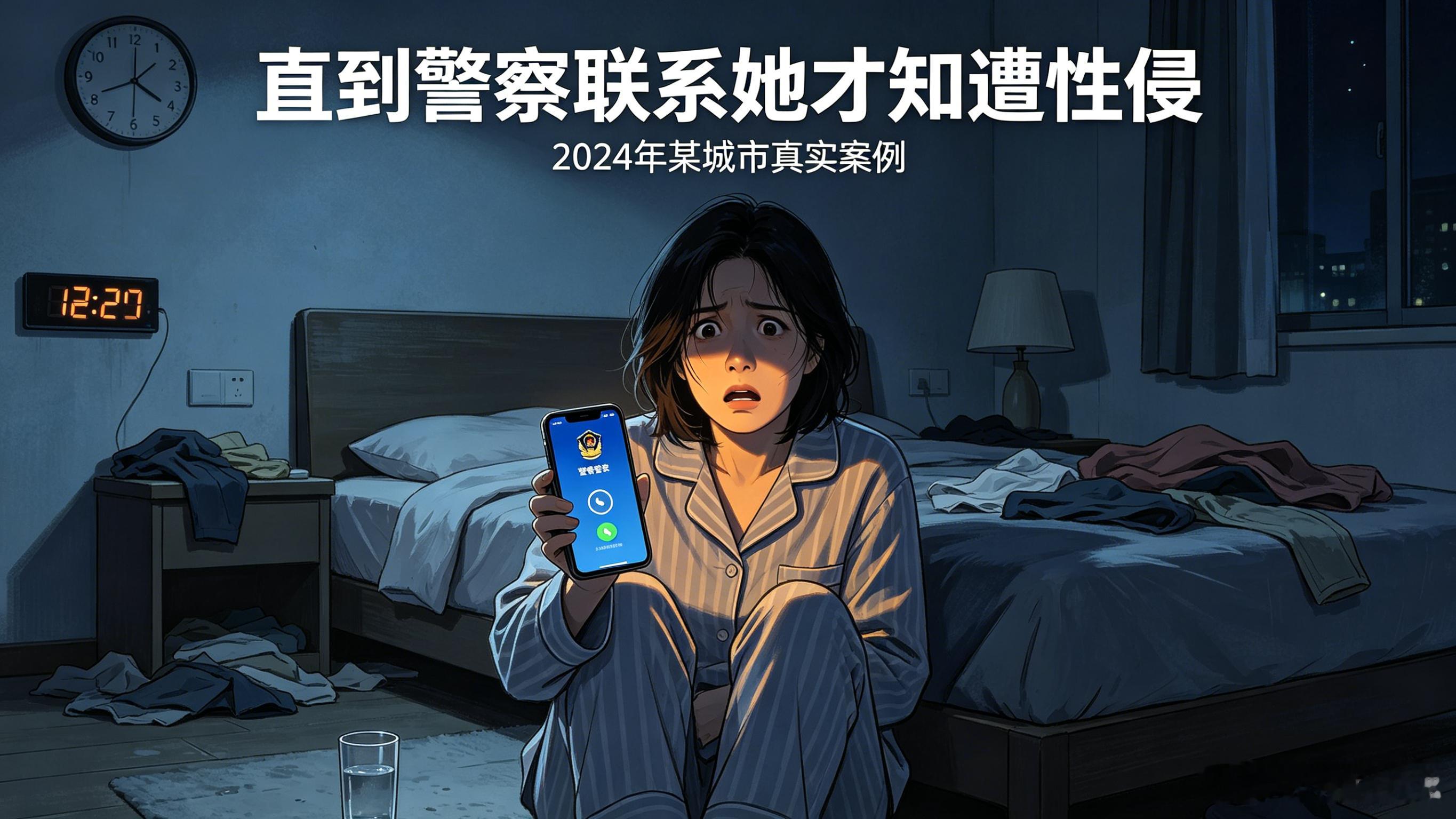 直到警察联系她才知遭性侵“直到警察联系她，才知自己遭到性侵”，这短短几个字背后，