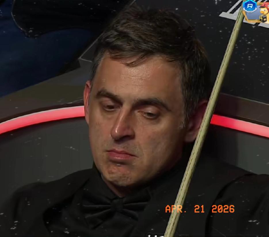 奥沙利文与国强世锦赛首轮第一阶段最新比赛消息：第7局，国强打出单杆77分，77