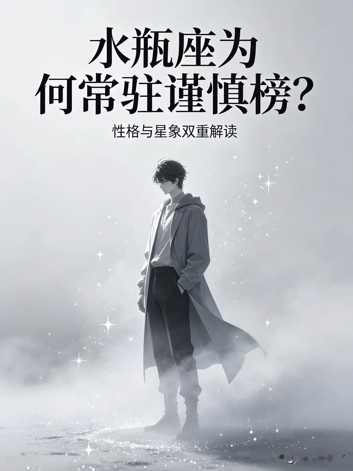 为什么水瓶座总在谨慎榜？看完恍然大悟最近不少人发现，水瓶座几乎稳居谨慎榜，不