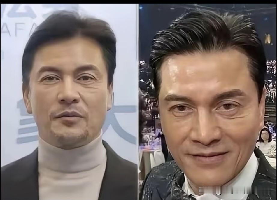 不老终究只是神话，没有美颜滤镜，70岁的吕良伟也逃不过岁月痕迹。面部状态贴合真实