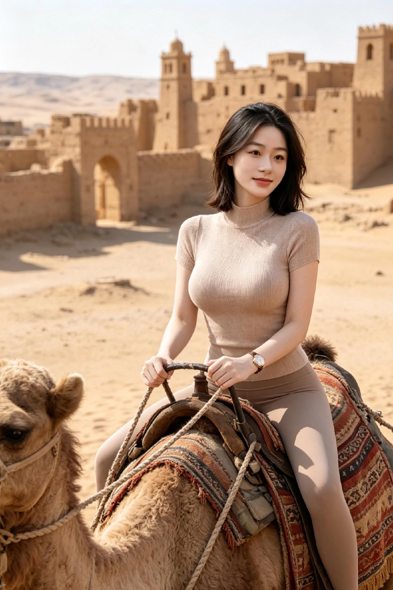 驼铃响处，古道西风。