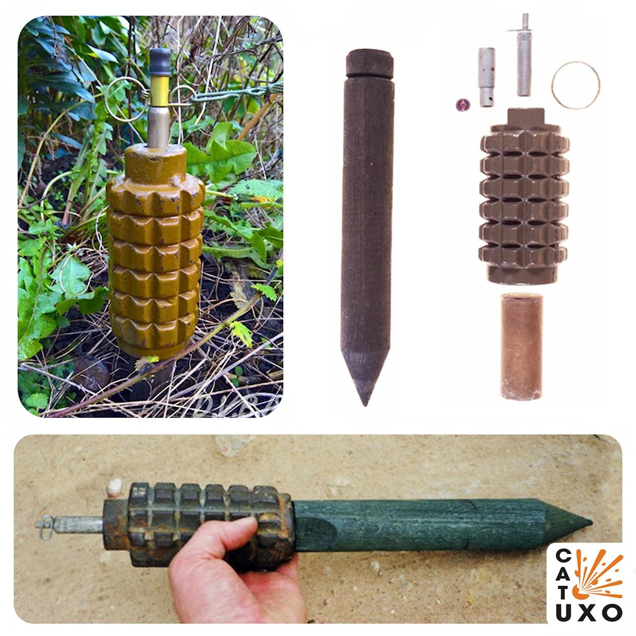 俄罗斯新型反步兵地雷被命名为“UPM-O”。它采用注塑成型的塑料外壳，内部堆叠着