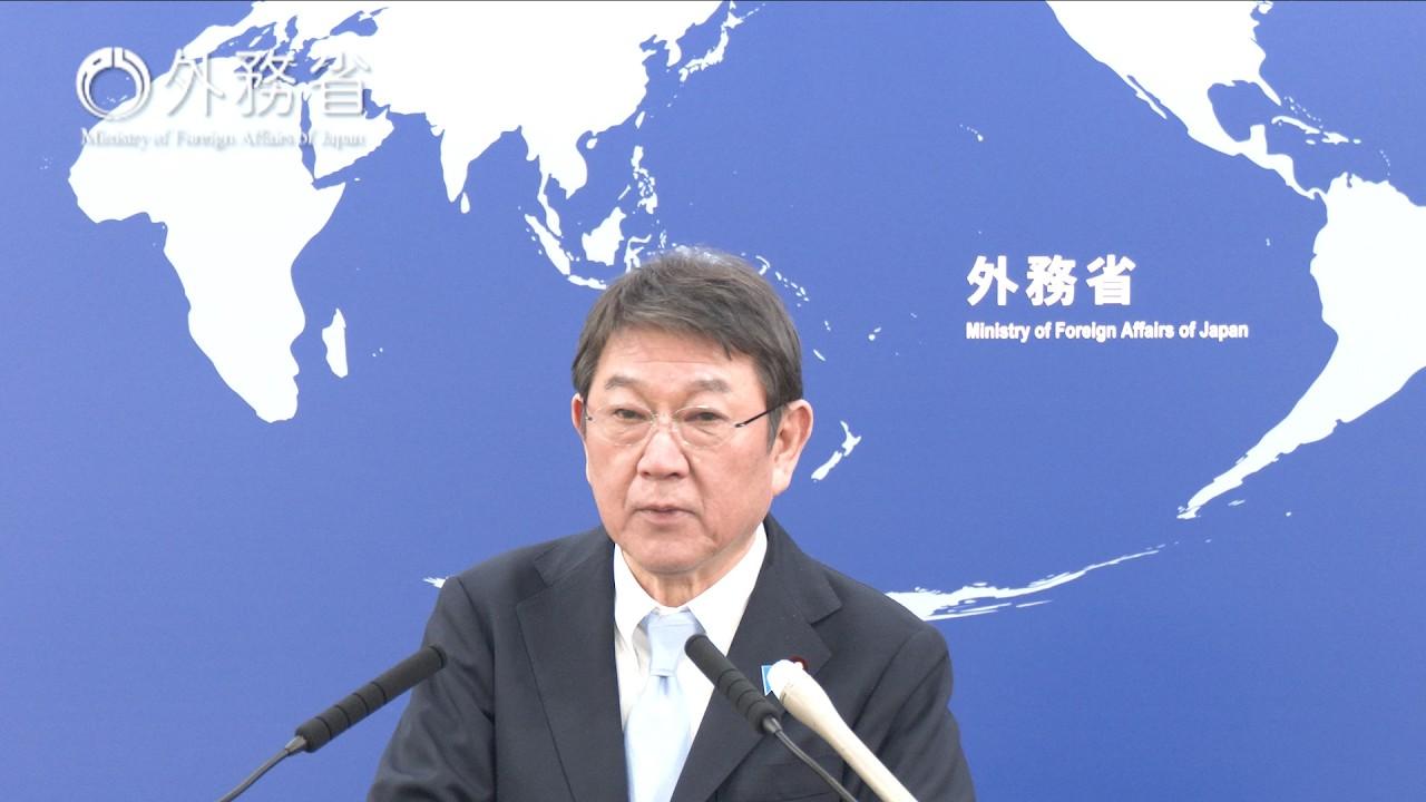 9月29日，日本外相茂木敏充在记者会上再次提及“敌国条款”问题，不仅强调这个条款