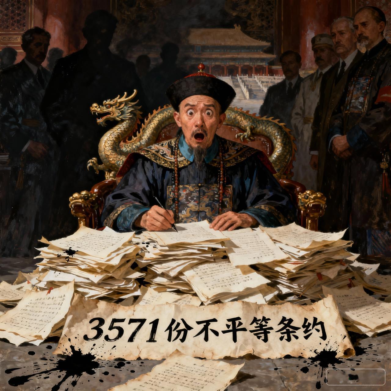 大清都亡了一百多年了，为啥还有人提那堆不平等条约？这三千多条不平等条约，不是割地