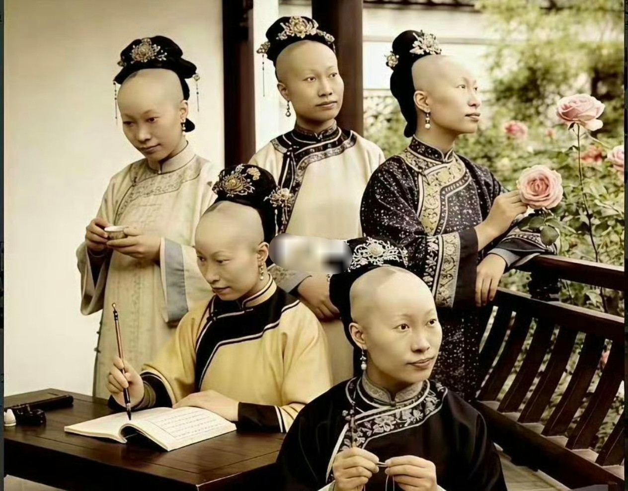 万万没想到，这才是清朝格格们真正的发型！​​​