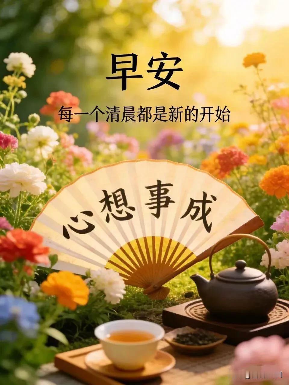 新晨如约而至，烦恼留在昨夜，好心情开启一天。