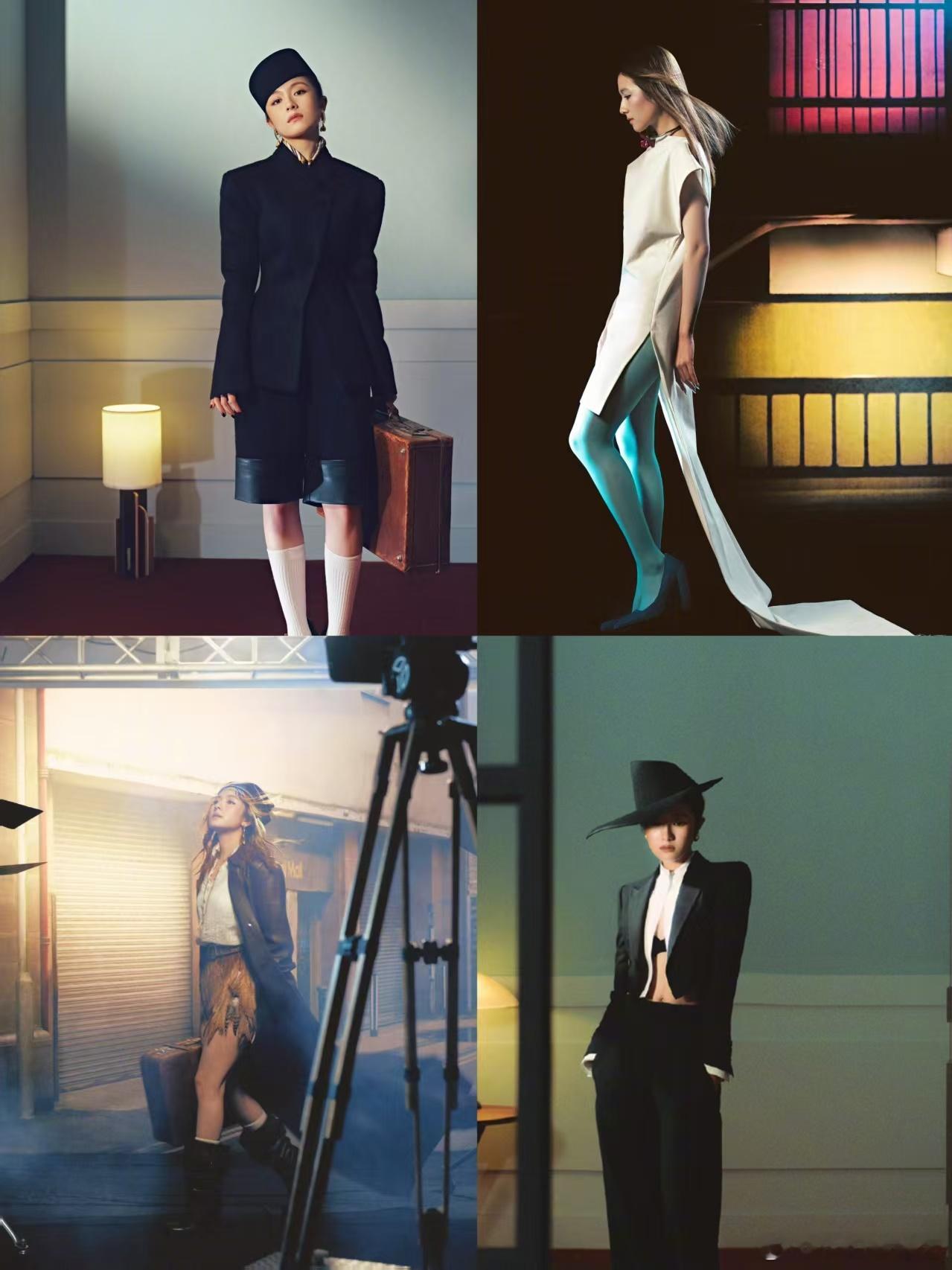 李兰迪像旧电影走出来的女主角！这样的颜值搭配上这样的五官，果然是让我感受到了独一