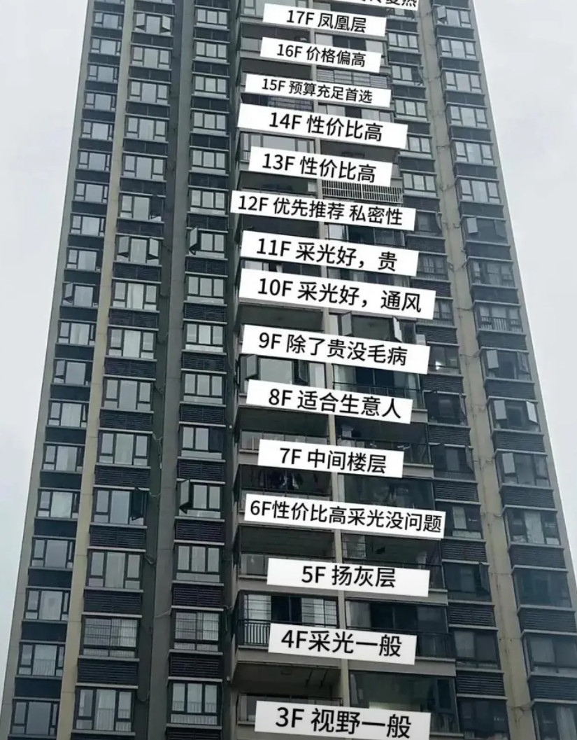 你家选的哪一层