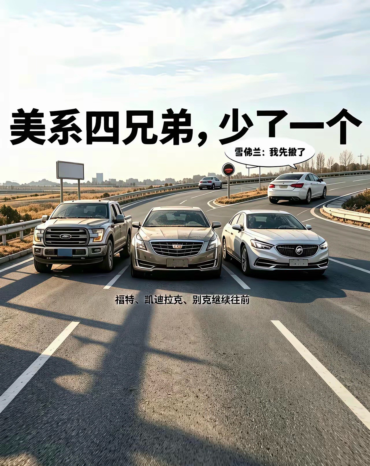大家说，四兄弟谁会留到最后？在新能源的冲击下，油车的生存条件只会越来越艰难，因为