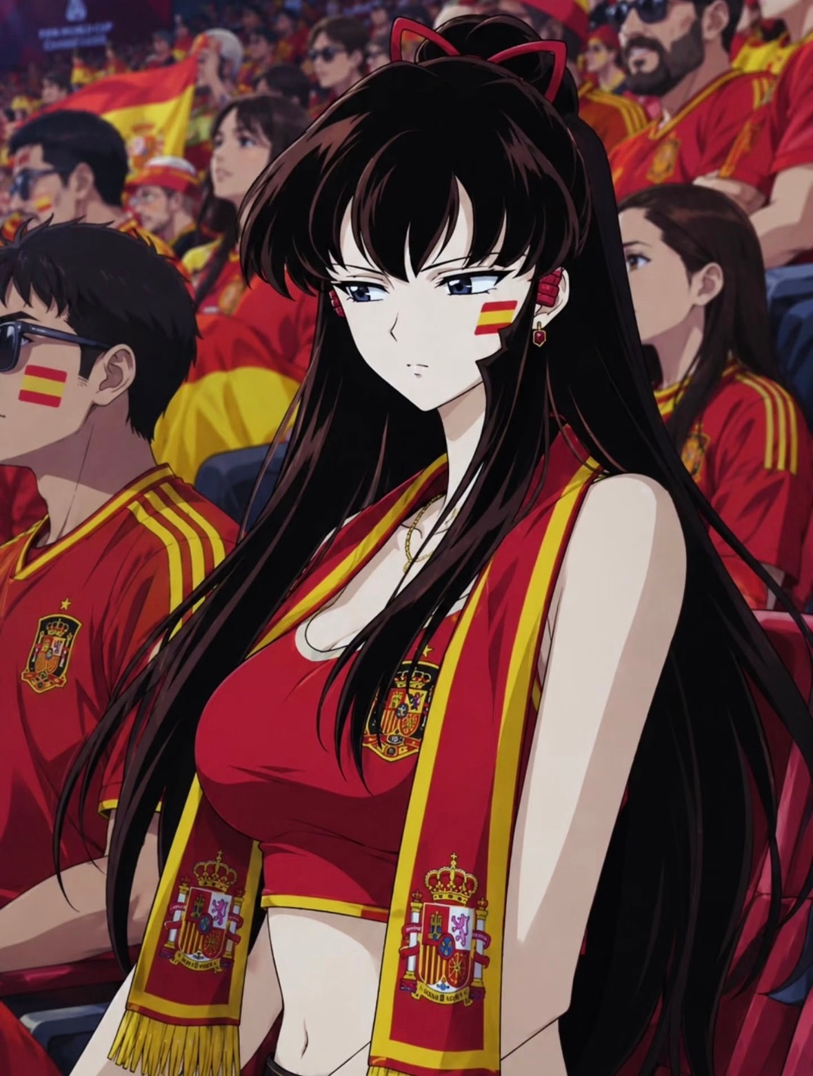 当犬夜叉女角色来看世界杯！⚽动漫点评团犬夜叉世界杯1.法国-桔梗2.阿根廷-神