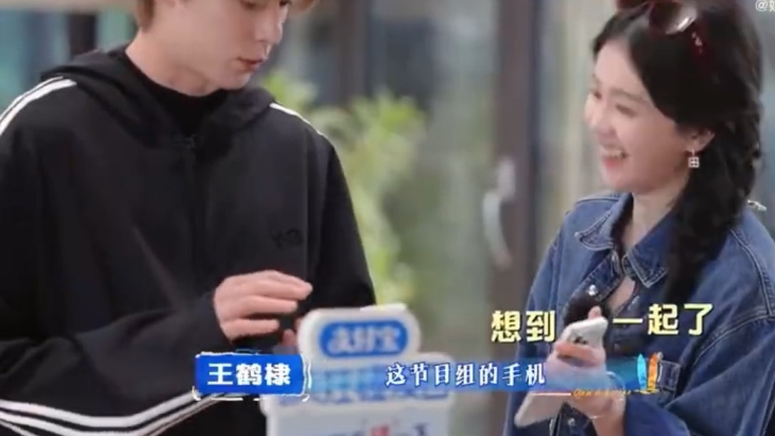 王鹤棣白鹿手机壁纸王鹤棣白鹿手机壁纸有够好笑哈哈哈哈哈哈，白鹿瞥见王鹤棣手机壁纸