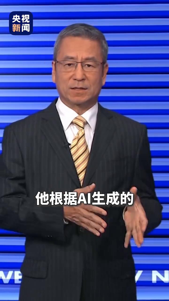 央视新闻。最近安徽滁州一位67岁的农户吴大爷用他的举动提醒了我们一句话：AI有