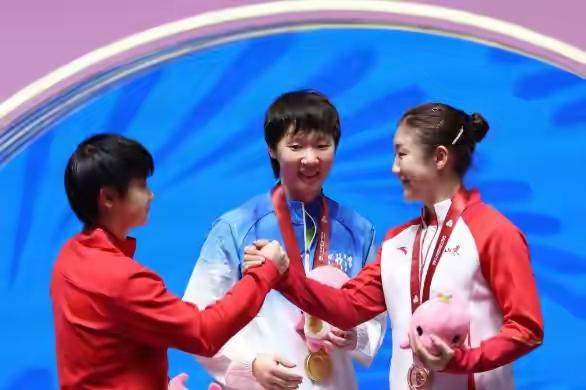 十五届全运会奥运三姐妹之最陈梦最大收获也最大女团金牌女单铜牌曼昱最