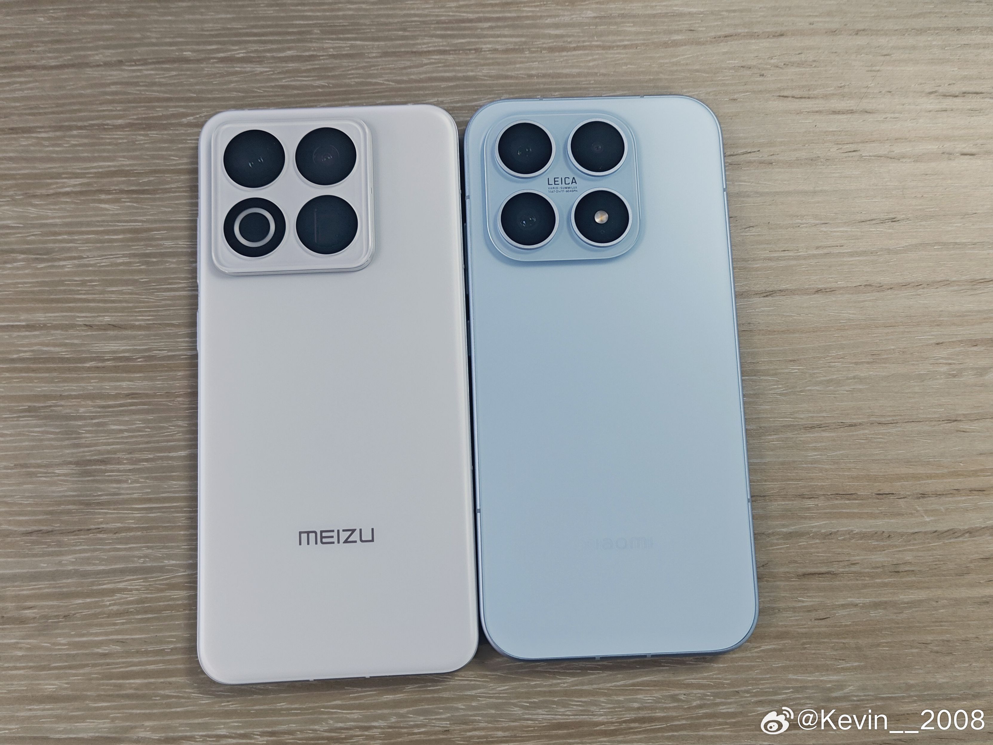 魅族22对比小米17，大家觉得哪个好看？​​​