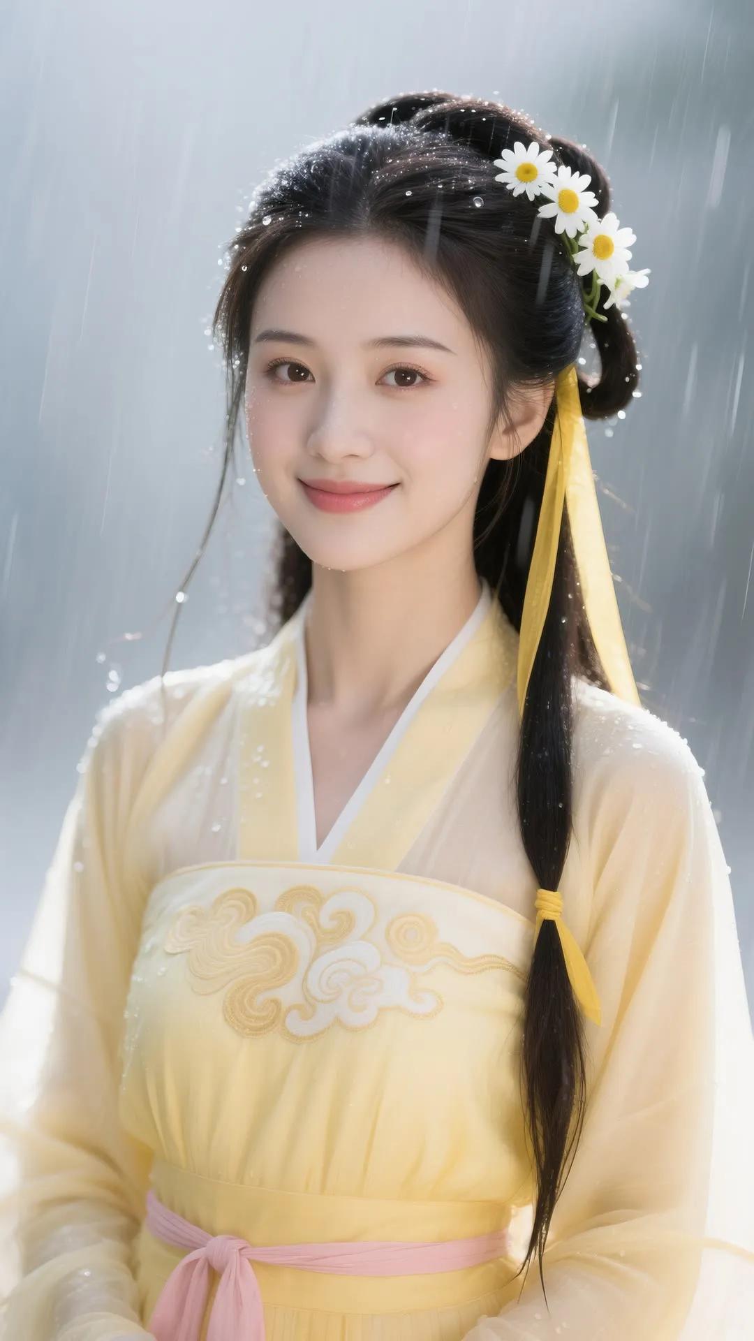 雨中少女，古风唯美，清新脱俗