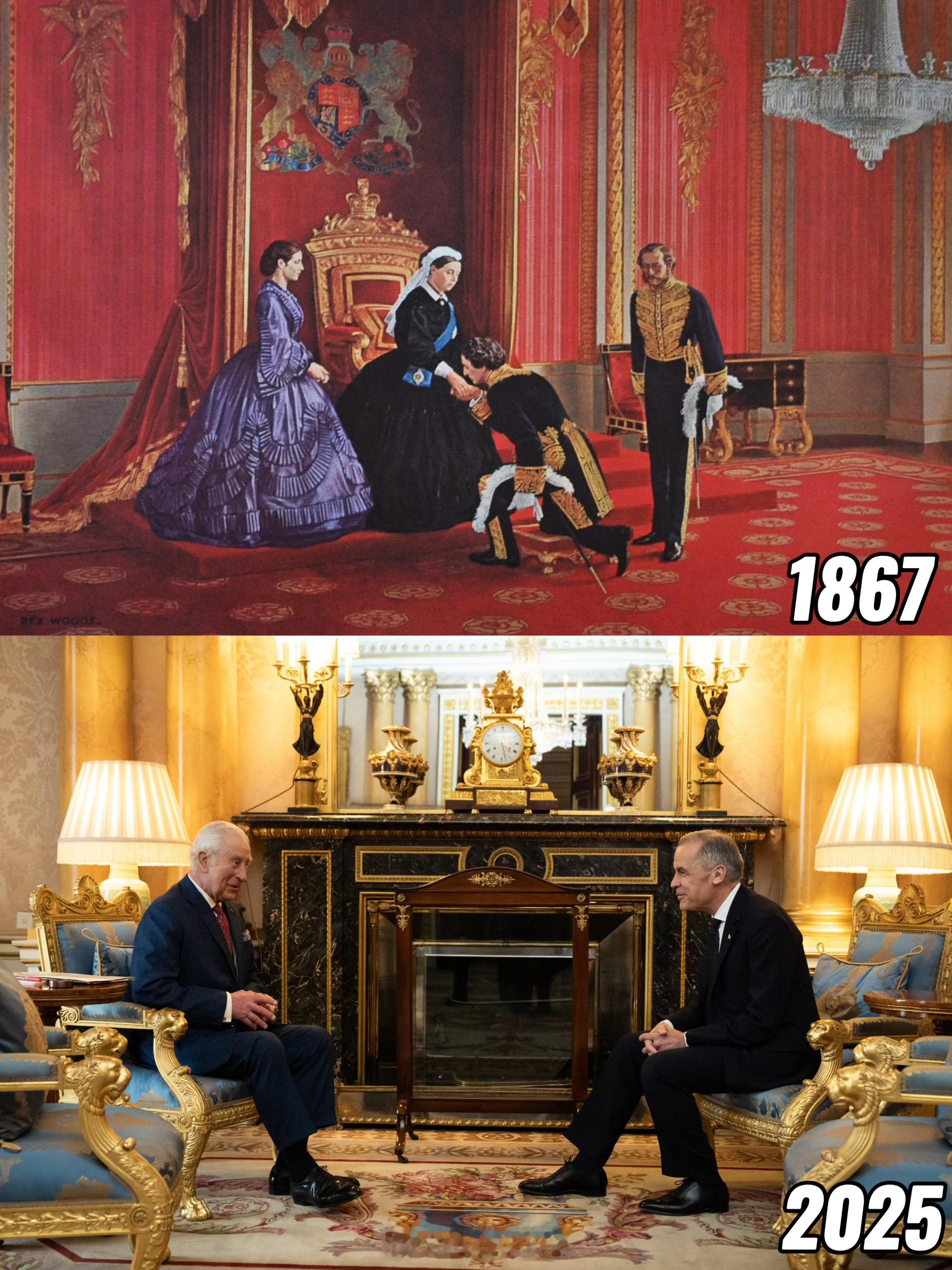 英国王室1867➡️20251867年2月27日，维多利亚女皇在白金
