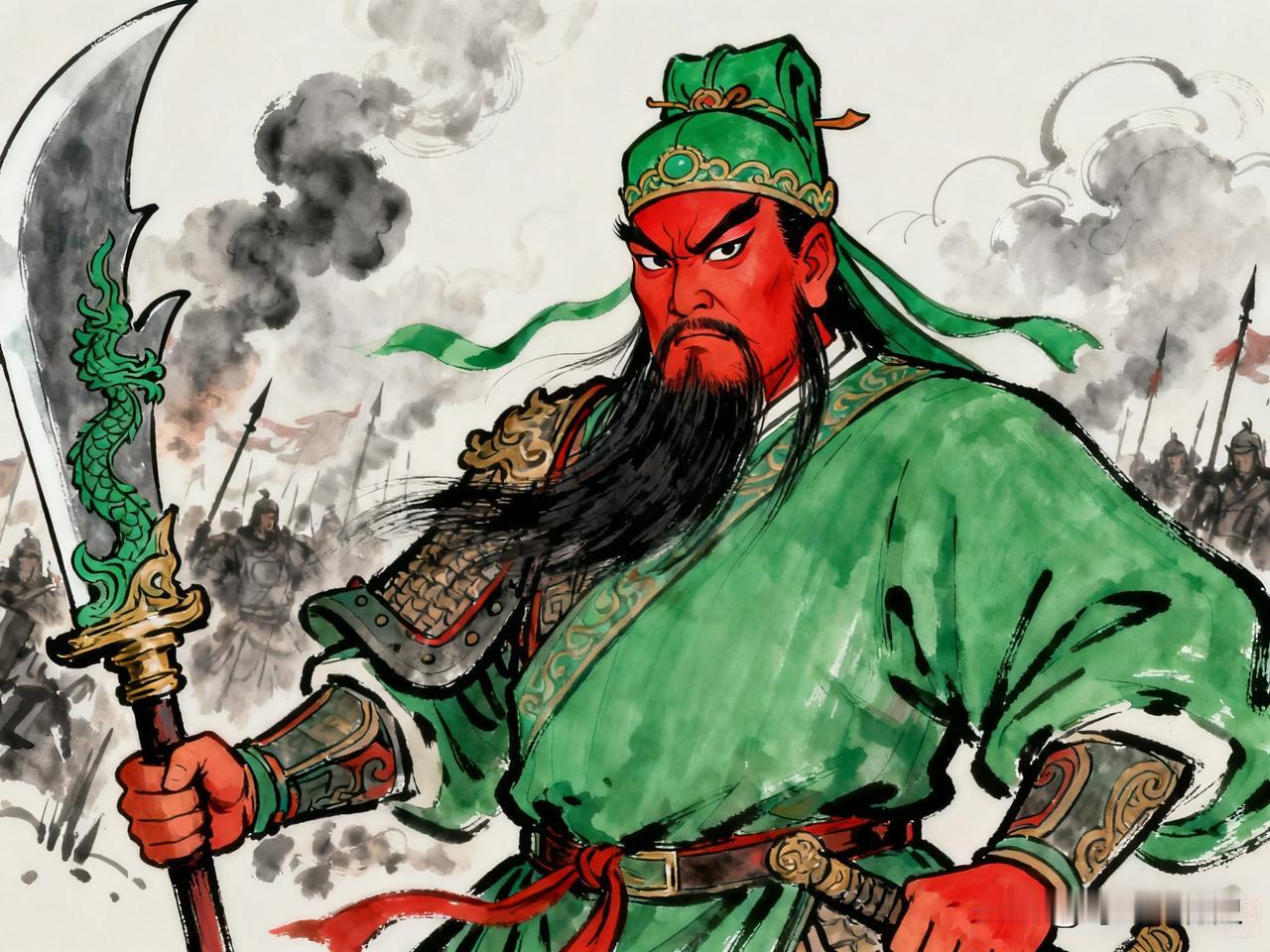 其巅峰时刻在公元219年的襄樊之战。面对曹魏名将曹仁，关羽利用秋汛水势，筑堰蓄水