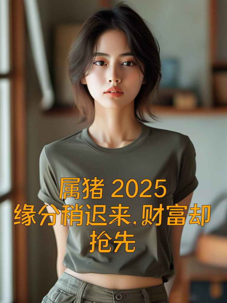 属猪2025：缘分稍迟来，财富却抢先