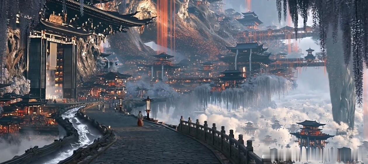 中国人心目中天庭的样子在外网爆火不说老外看到惊讶，我自己看视频也感到很惊艳，这个