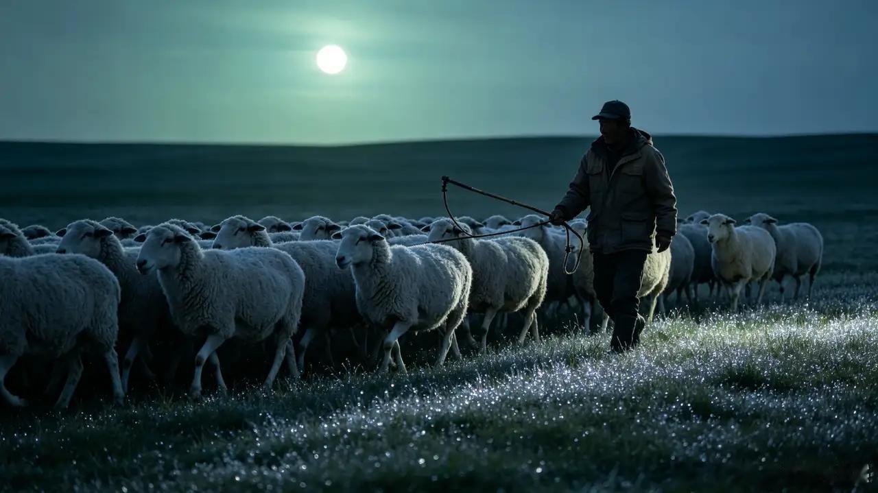 月薪一万六当“羊倌”：高薪背后的“荒野求生”近日，内蒙古锡林浩特一份“月薪一
