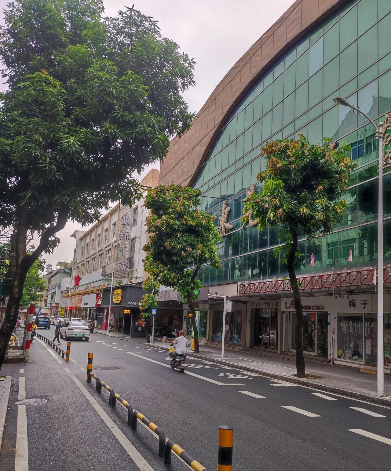东莞的街坊们可还记得这条街？莞城新风路20年前可是一派繁荣景象，它一头连着新河