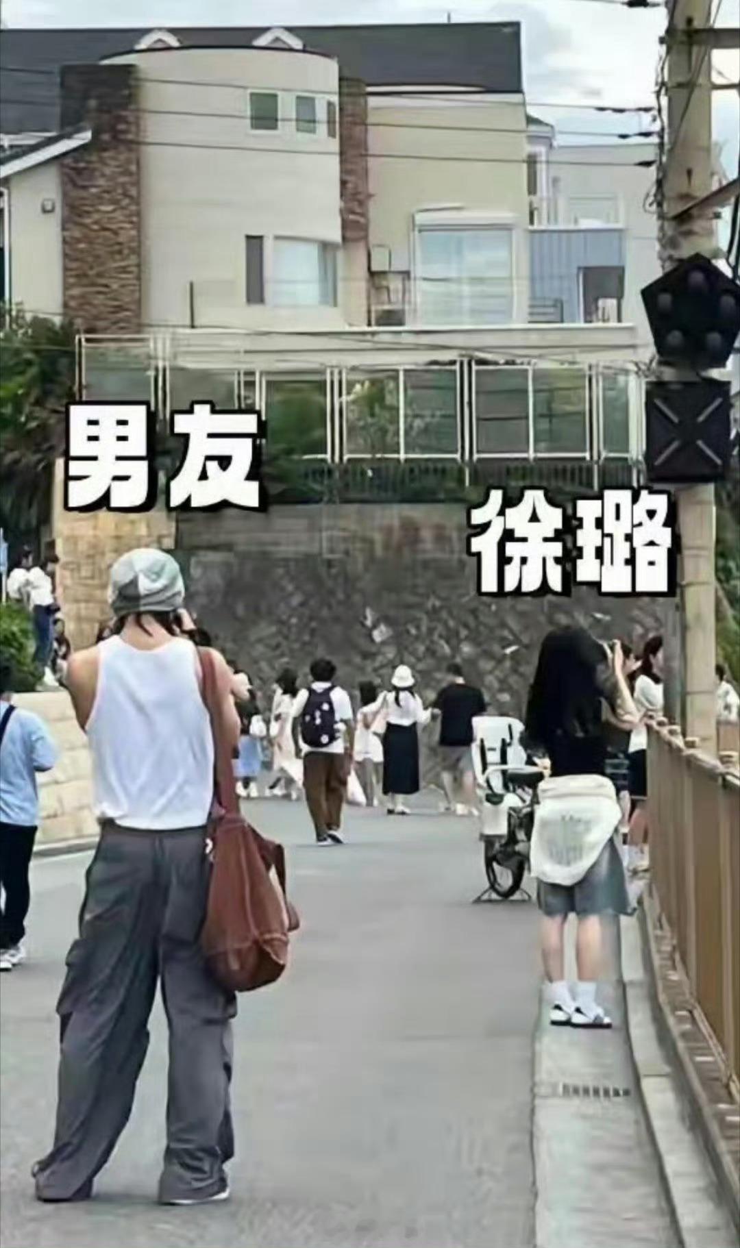 徐璐吴崇轩原来明星和普通人一样，去旅游的时候也是各种拍照打卡