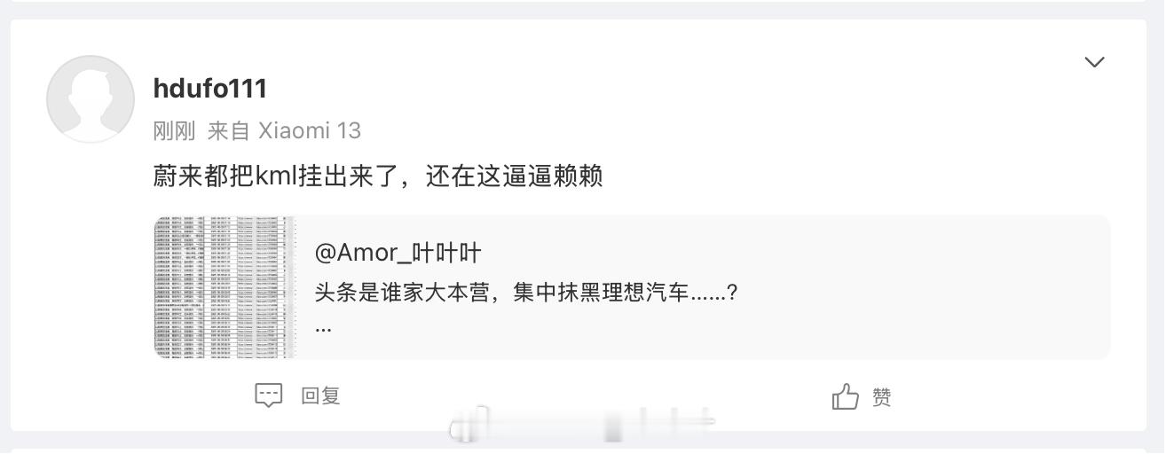 我说理想被抹黑了，你为啥要提蔚来，这俩有啥关系？谁是谁的爹？​​​