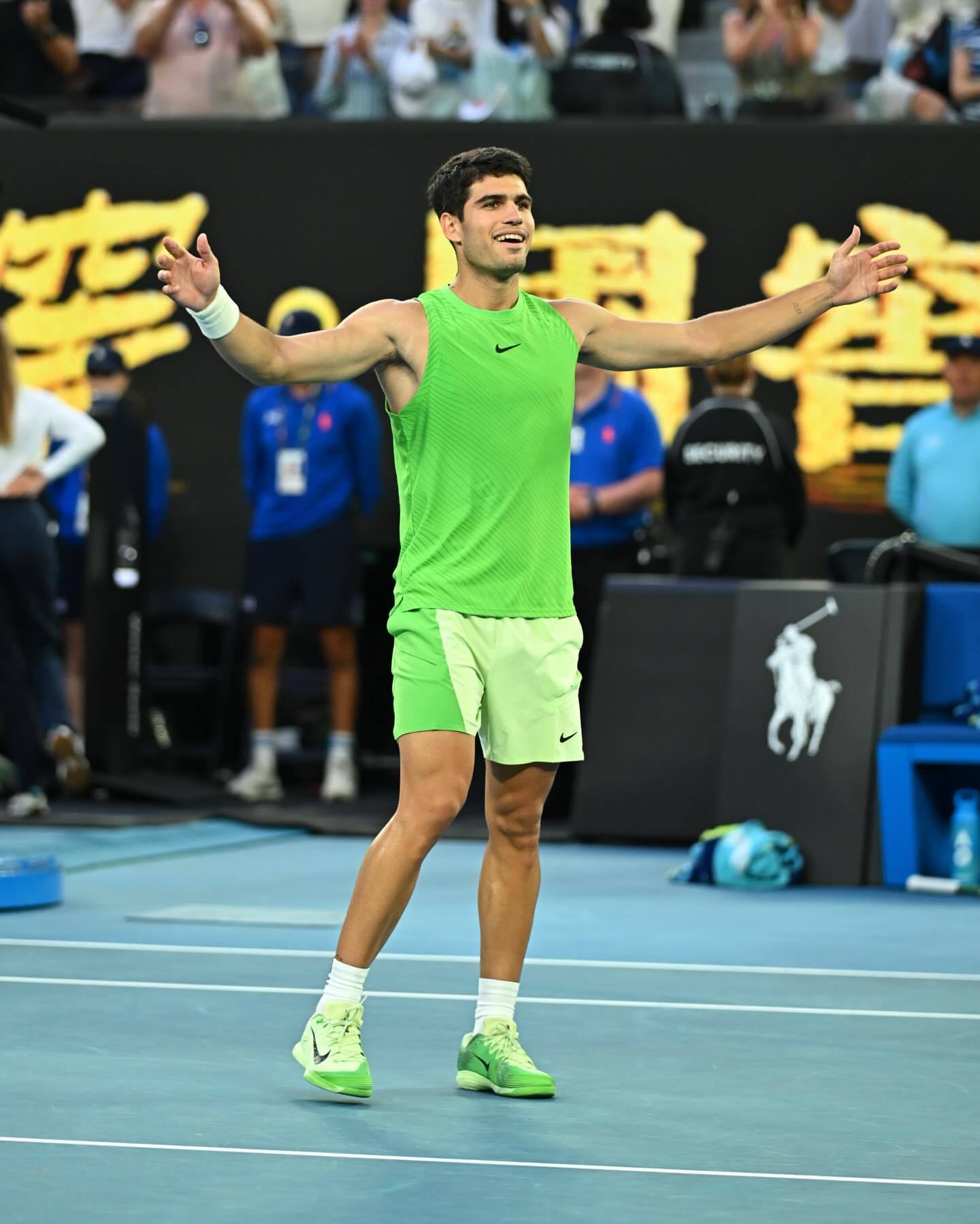 阿尔卡拉斯实现全满贯完成全满贯（职业生涯第7座大满贯）伟业之后，阿尔卡拉斯以1