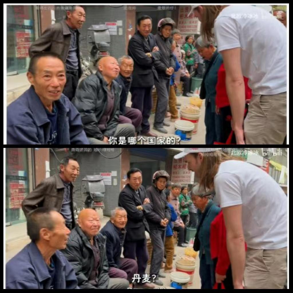 丹麦人做梦也没想到，中国大爷的攻击力竟恐怖如斯！他一个两米高的北欧大汉，在一群四