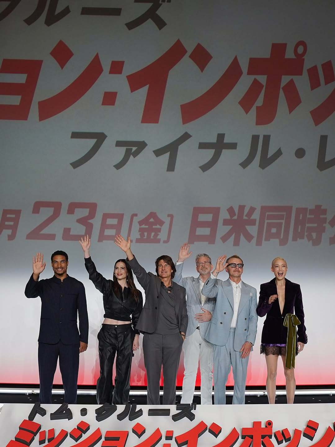 《电影碟中谍8》日本东京首映红毯+发布会4K超清美图📷首场放映结束后，全场