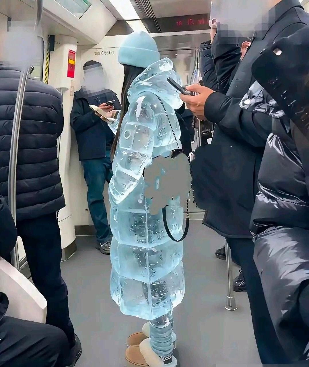 在地铁瞅见件衣服，特好奇是不是羽绒服，保暖不？回家一搜要900多块。我就想，万一