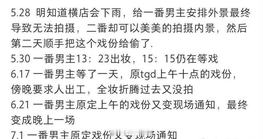 邓为粉丝貌似很不满意《风月不相关》这部剧的拍摄进度，一番大男主该有的待遇，这个剧