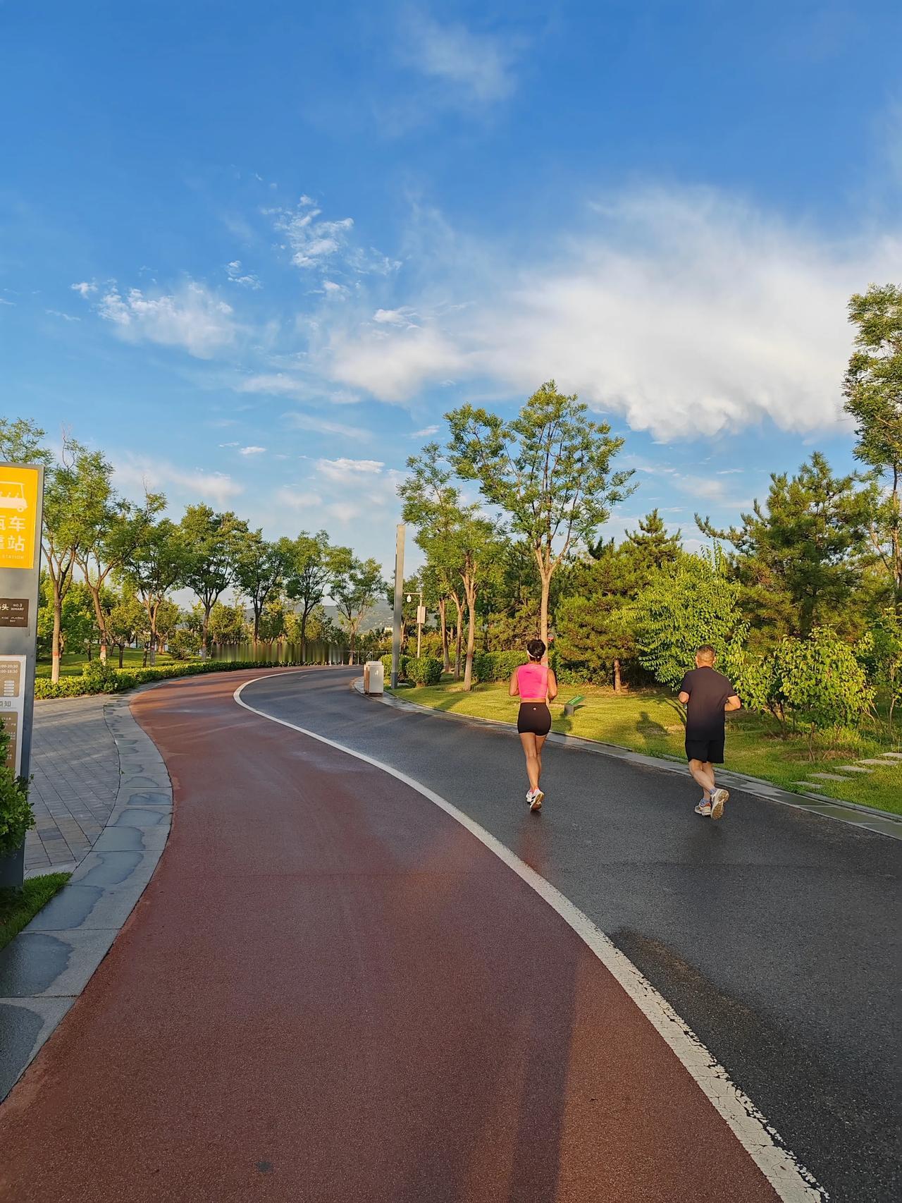 晋阳湖跑步走起🏃🏃