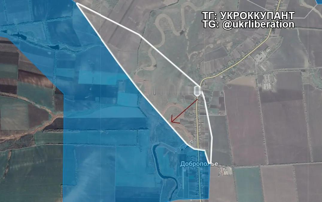 ⚔️古利亚伊波莱方向：🗡在捷尔努瓦托耶附近，俄军正逐步将乌方部队赶出多布