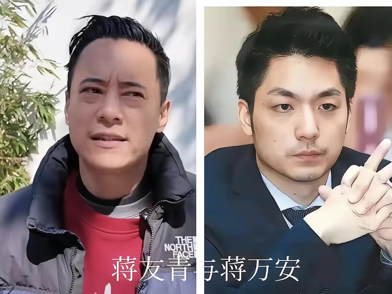 蒋友青说，“我不认识他”。这不仅是对蒋万安父子认祖归宗的看不起，也是对蒋万安