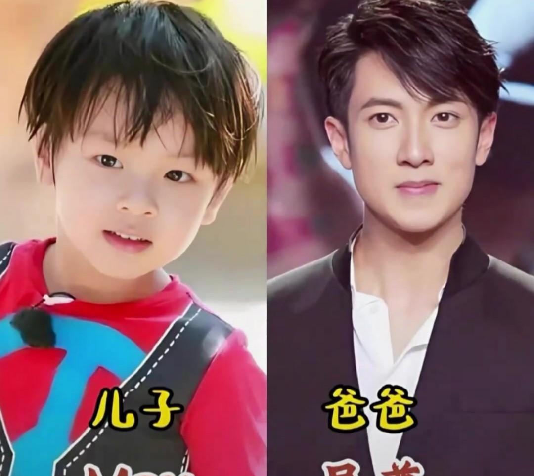 明星父亲Vs童星儿子对比#娱乐圈那点儿事#