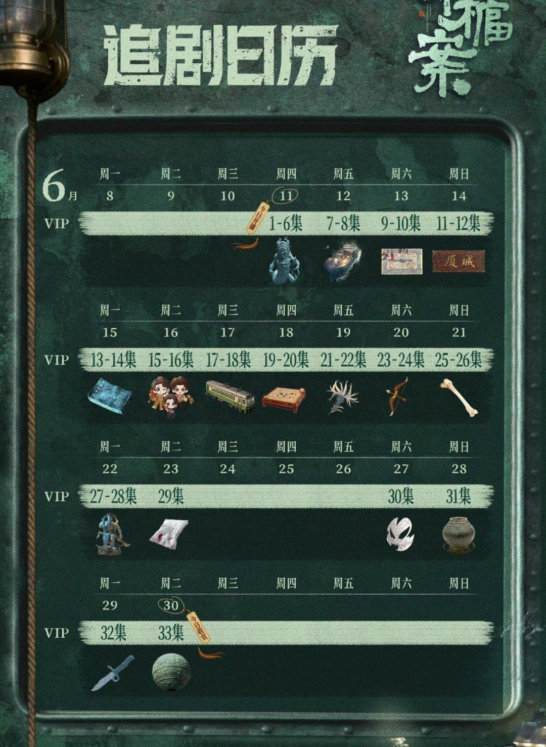 南部档案今日开播追剧日历已岀，压多少