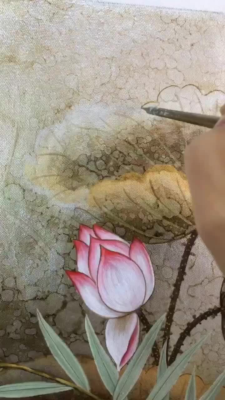 果酱画荷花图片大全