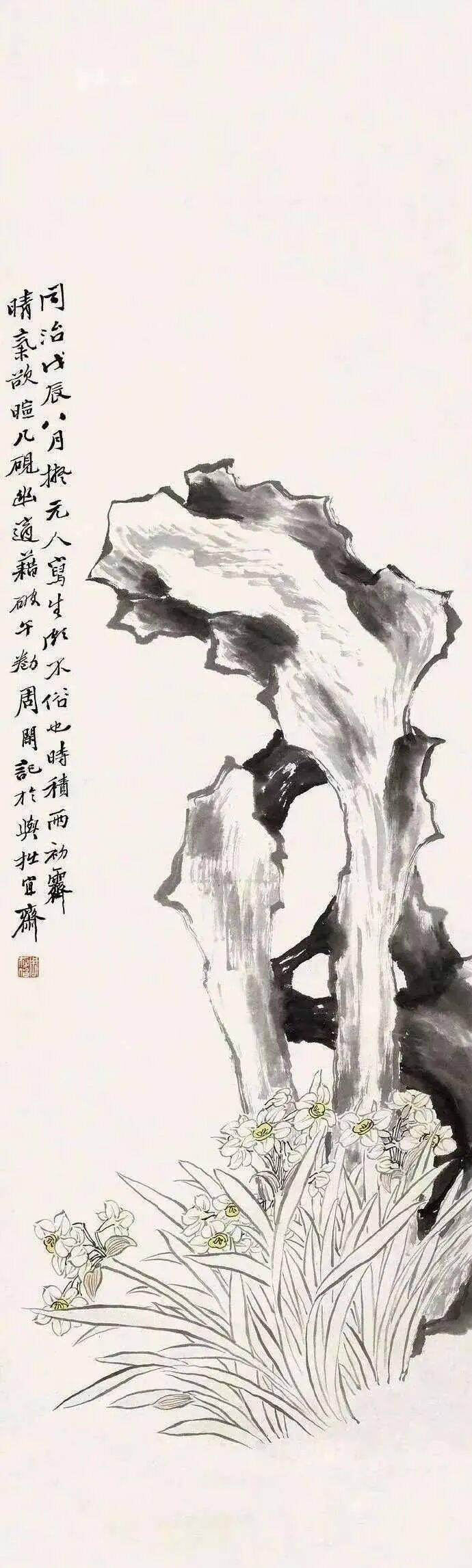 周闲国画花鸟。周闲（1820年—1875年），字存伯，一字小园，号范湖居士，浙
