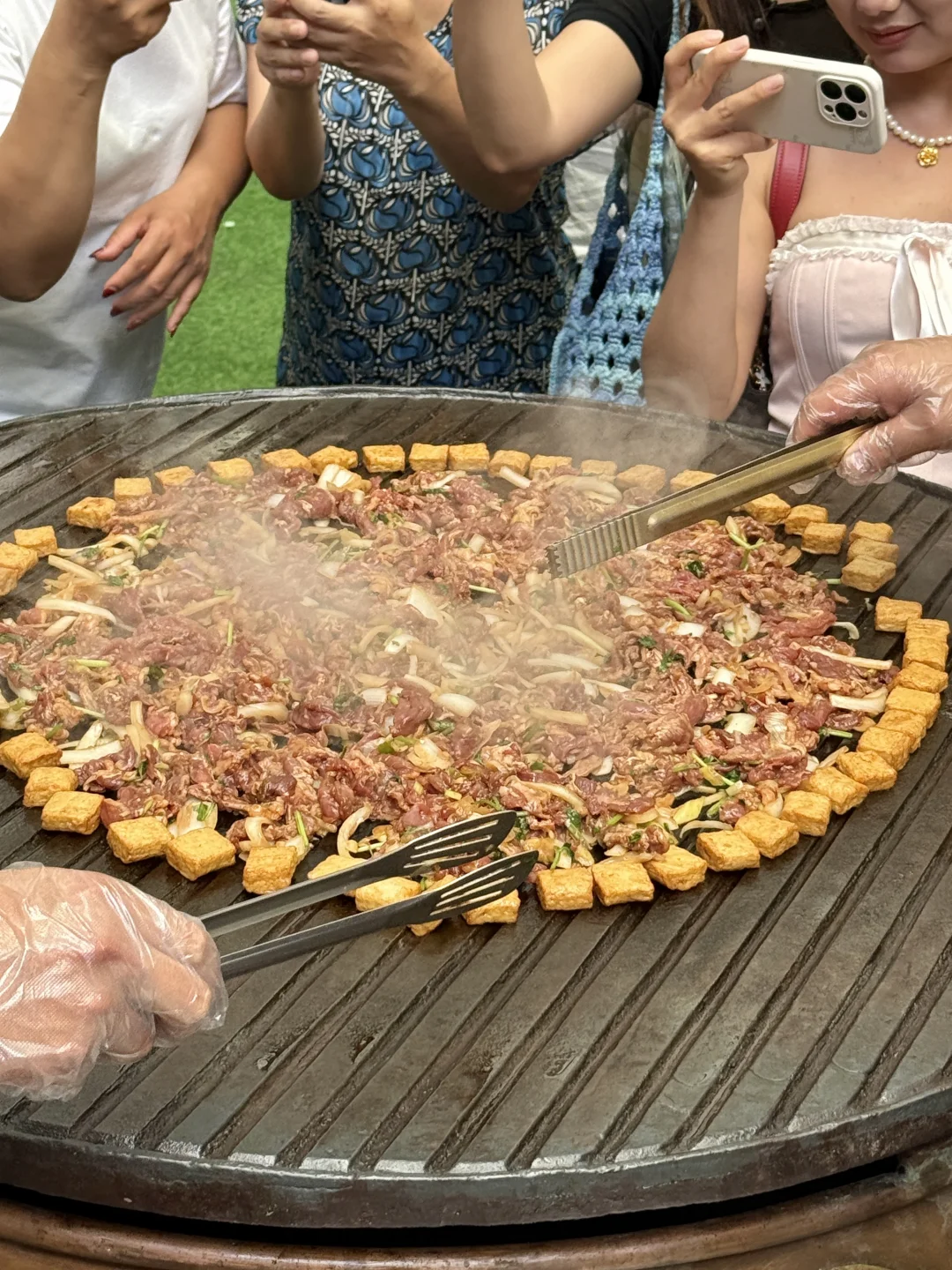 谁在北京还没有吃过炙子烤肉？？？