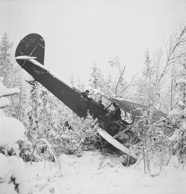 苏芬战争中坠毁的R-5侦察机，波利卡尔波夫的又一力作