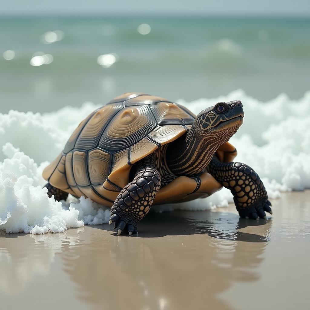 中国历史之四十八：神龟。传说在大禹治水的关键时刻，从洛水中浮出一只神龟，龟背